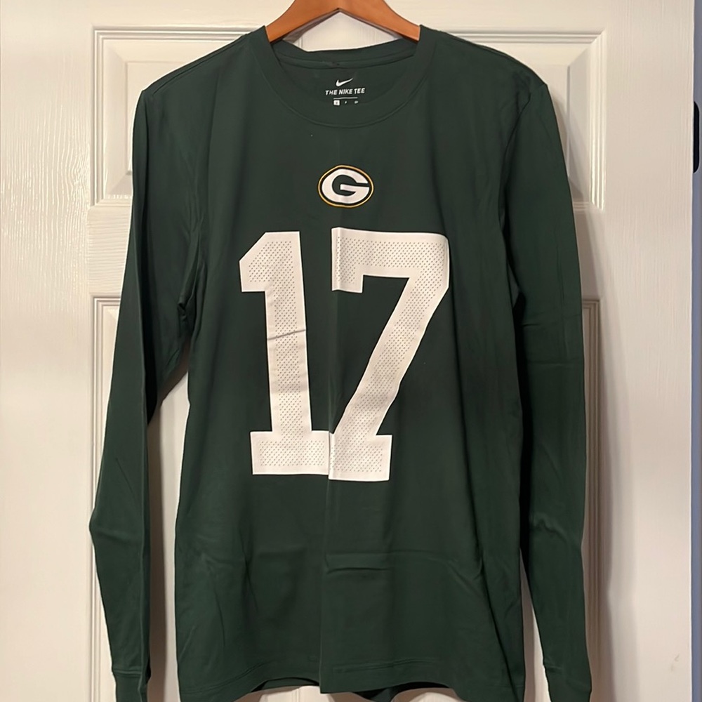 NWT NIKE Green Bay Tee #17 Adams